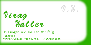virag waller business card